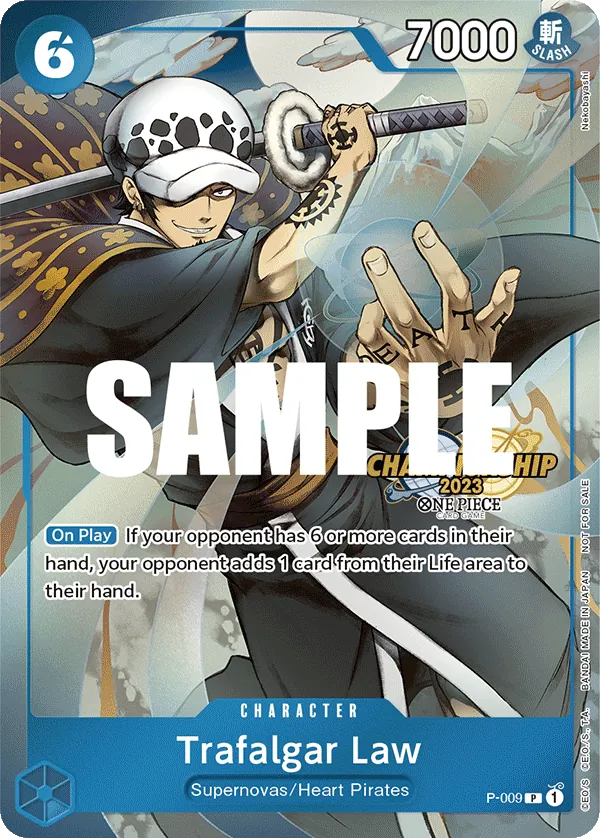 Trafalgar Law P-009 One Piece card