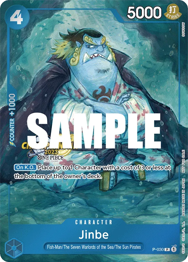 Jinbe P-030 One Piece card