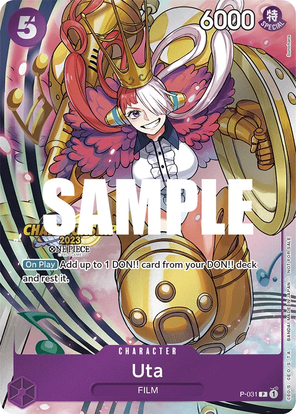 Uta P-031 One Piece card
