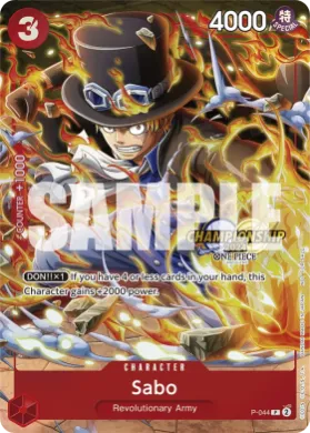 Sabo (STP P-044) Special Tournament Promos