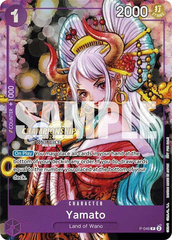Yamato P-046 One Piece card