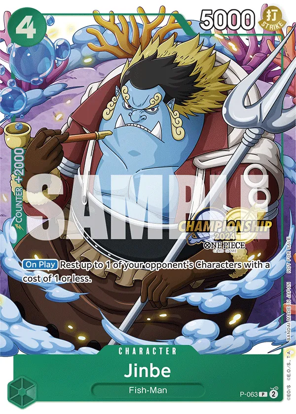Jinbe P-063 One Piece card