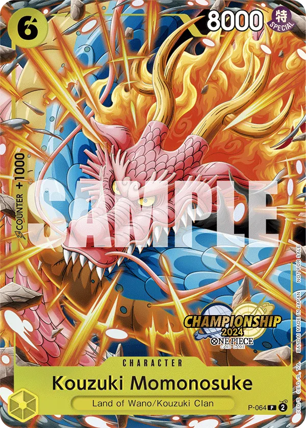 Kouzuki Momonosuke P-064 One Piece card