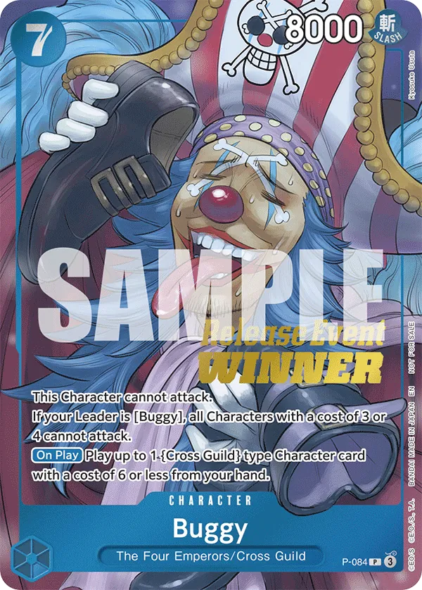 Buggy P-084 One Piece card