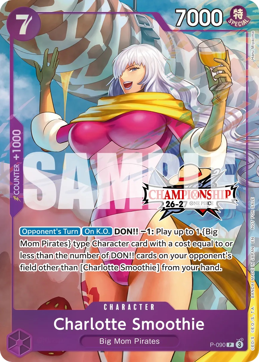 Charlotte Smoothie P-090 One Piece card