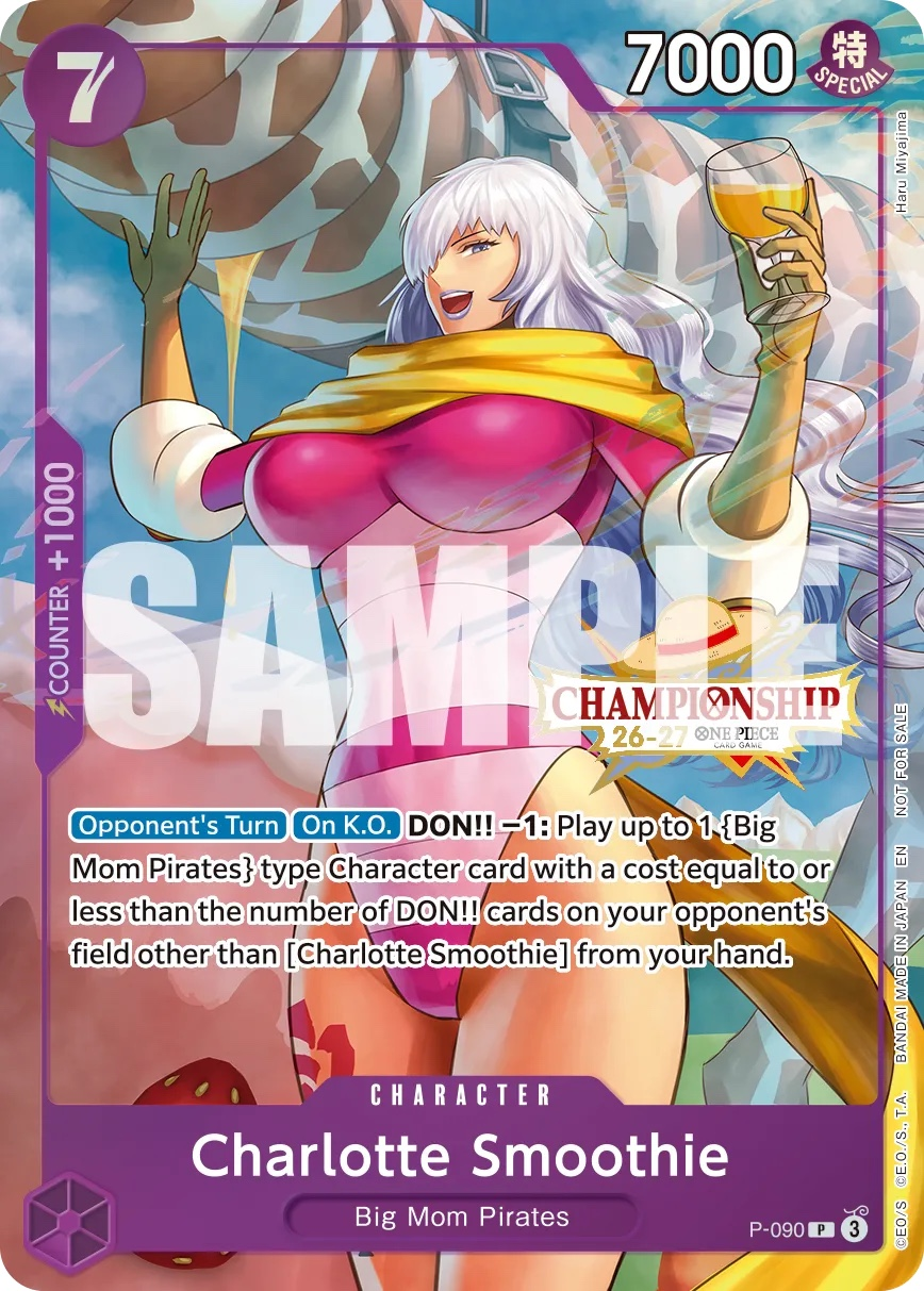 Charlotte Smoothie P-090 One Piece card
