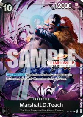 Marshall.D.Teach (STP P-100) Special Tournament Promos
