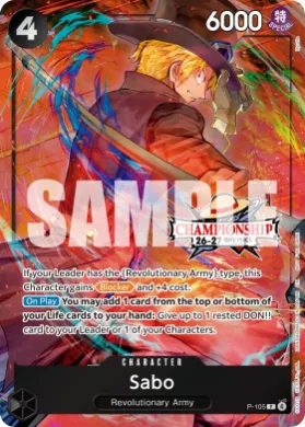 Sabo (STP P-105) Special Tournament Promos