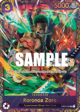 Roronoa Zoro (STP OP01-025) Special Tournament Promos