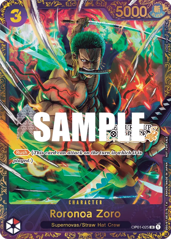 Roronoa Zoro OP01-025 One Piece card