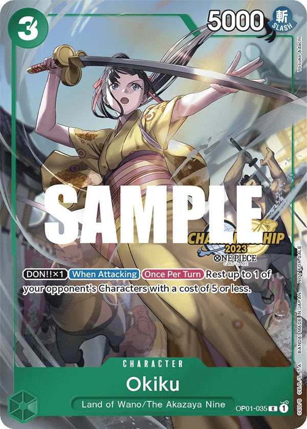 Okiku OP01-035 One Piece card