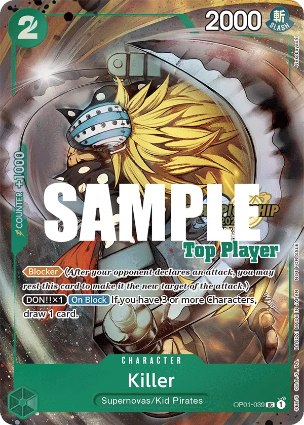Killer OP01-039 One Piece card