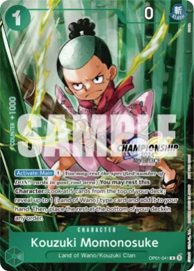 Kouzuki Momonosuke (STP OP01-041) Special Tournament Promos
