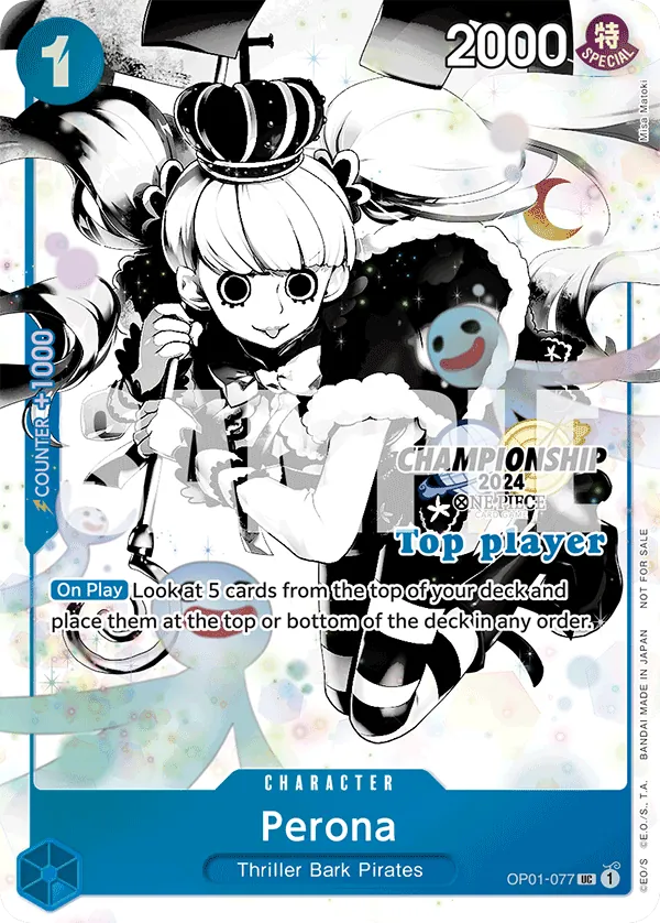 Perona OP01-077 One Piece card