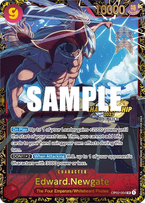 Edward.Newgate OP02-004 One Piece card