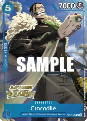 Crocodile (STP OP02-053) Special Tournament Promos