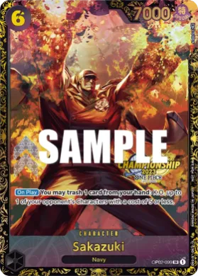 Sakazuki (STP OP02-099) Special Tournament Promos