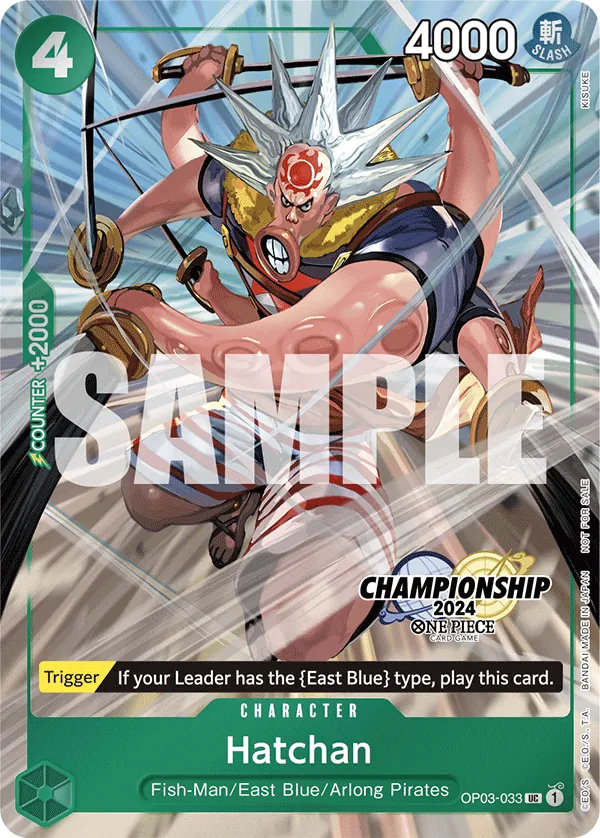 Hatchan OP03-033 One Piece card