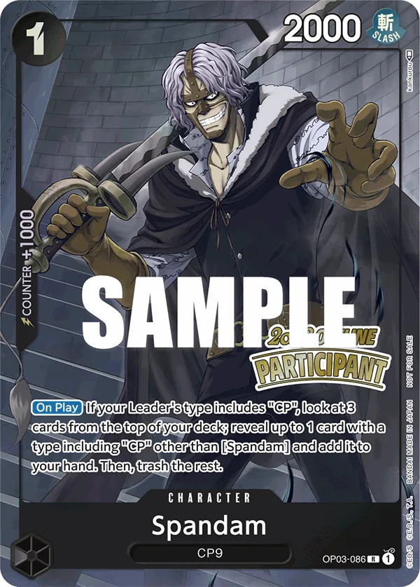 Spandam OP03-086 One Piece card
