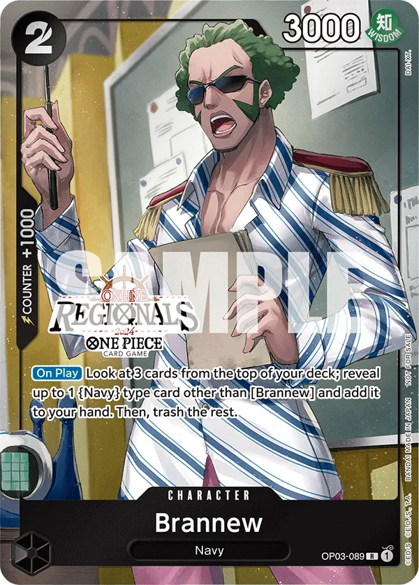 Brannew OP03-089 One Piece card