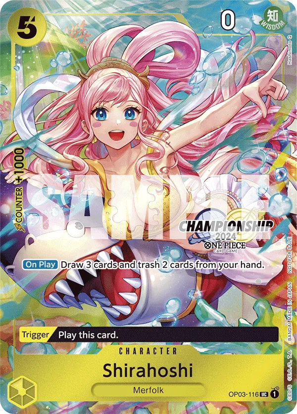 Shirahoshi OP03-116 One Piece card