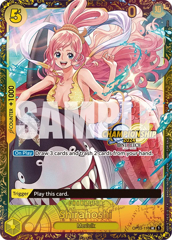 Shirahoshi OP03-116 One Piece card