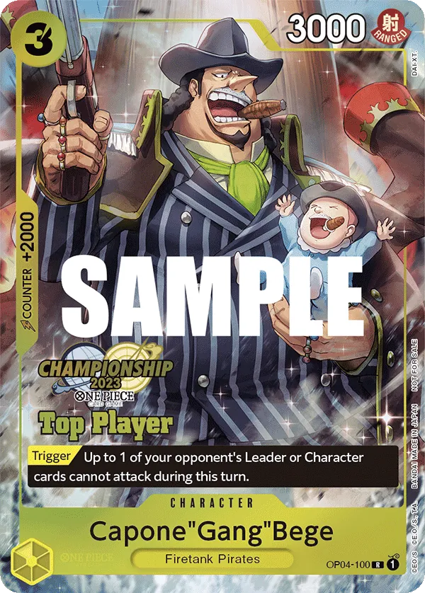 Capone"Gang"Bege OP04-100 One Piece card