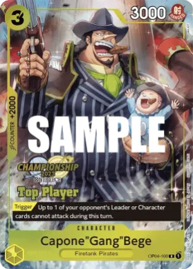 Capone"Gang"Bege (STP OP04-100) Special Tournament Promos