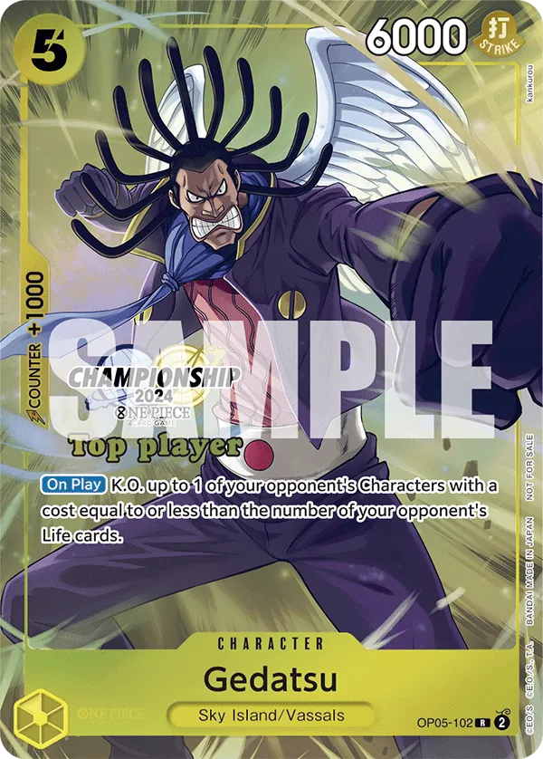 Gedatsu OP05-102 One Piece card