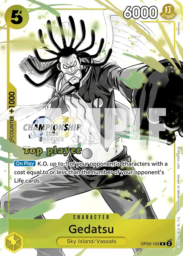 Gedatsu OP05-102 One Piece card