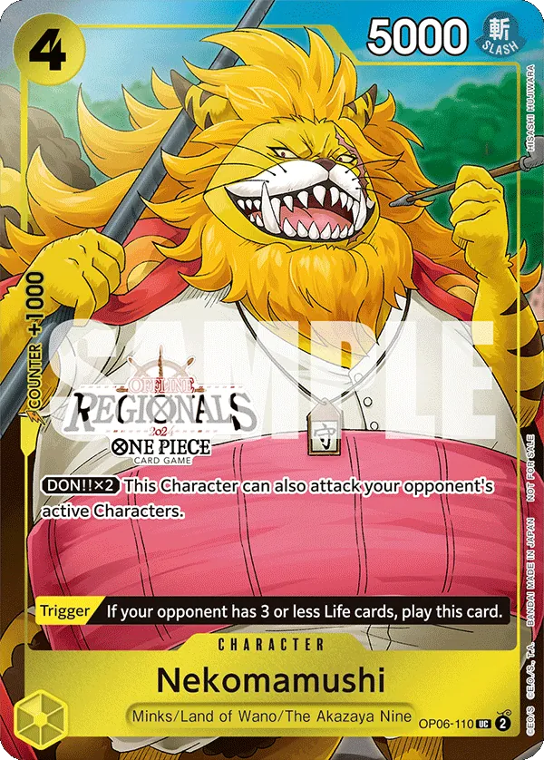 Nekomamushi OP06-110 One Piece card