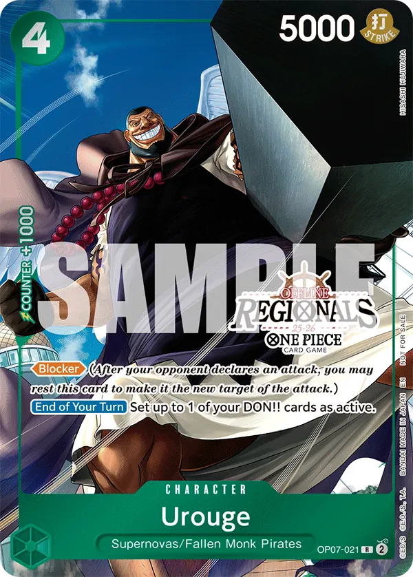 Urouge OP07-021 One Piece card