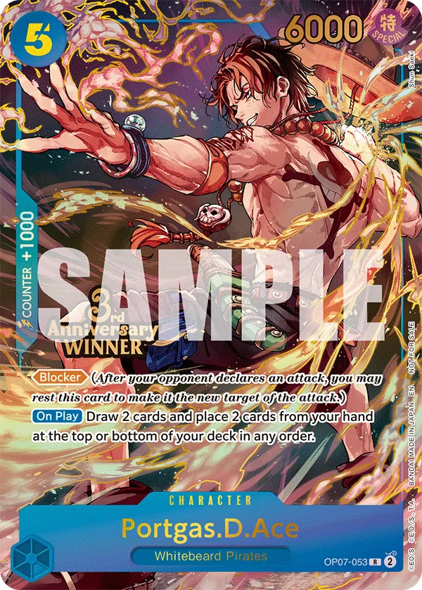Portgas.D.Ace OP07-053 One Piece card