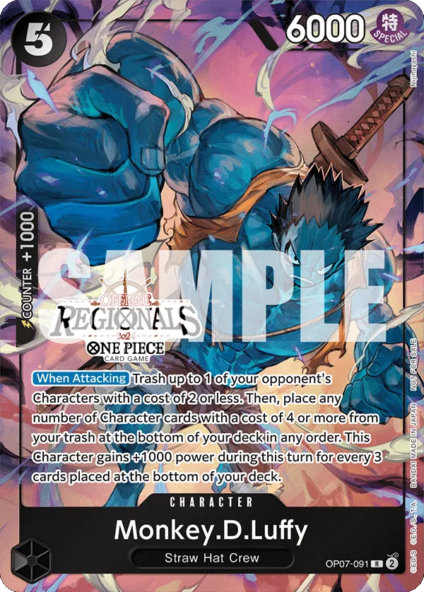 Monkey.D.Luffy OP07-091 One Piece card