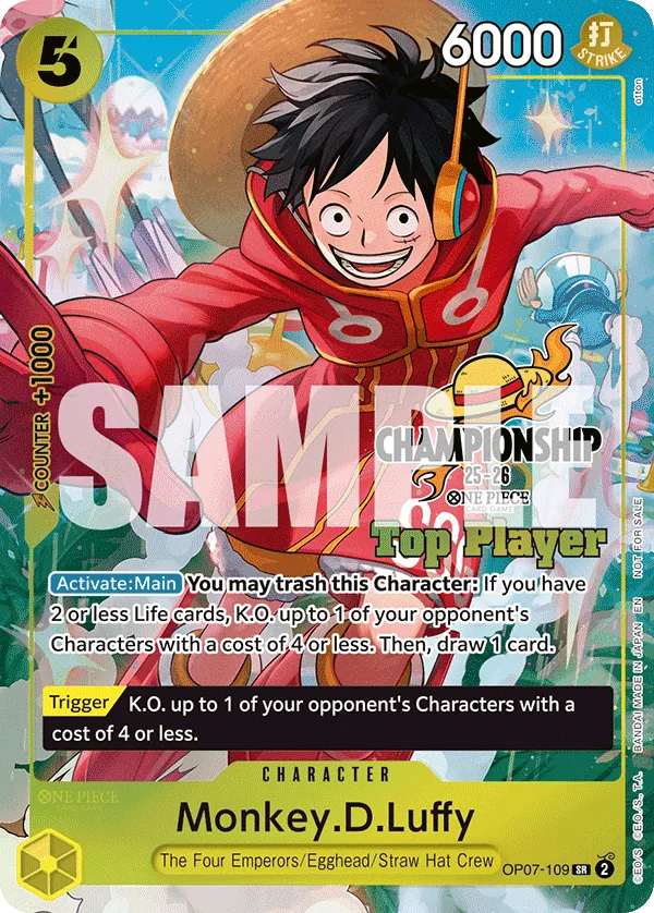 Monkey.D.Luffy OP07-109 One Piece card