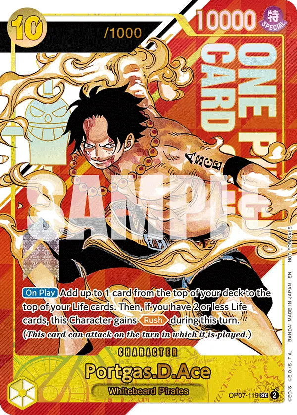 Portgas.D.Ace OP07-119 One Piece card