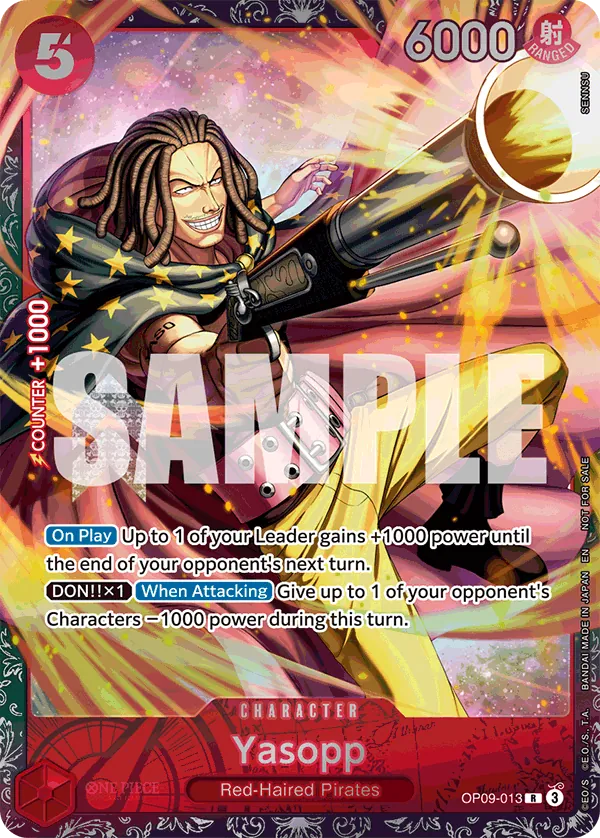 Yasopp OP09-013 One Piece card