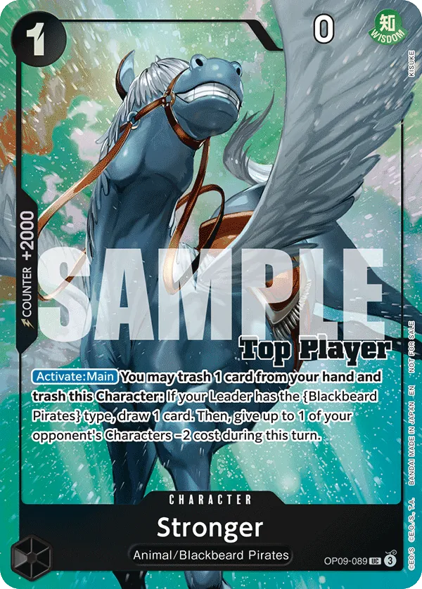 Stronger OP09-089 One Piece card