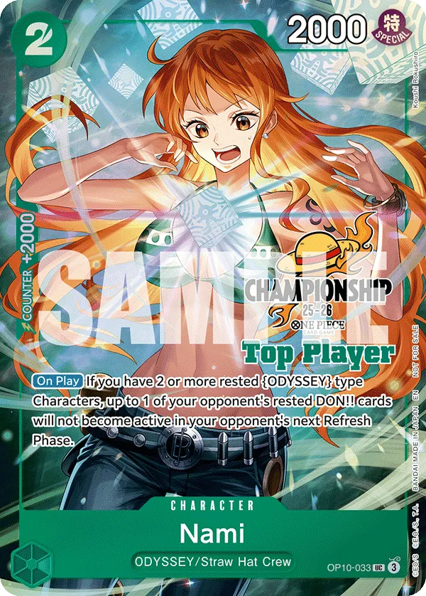 Nami OP10-033 One Piece card