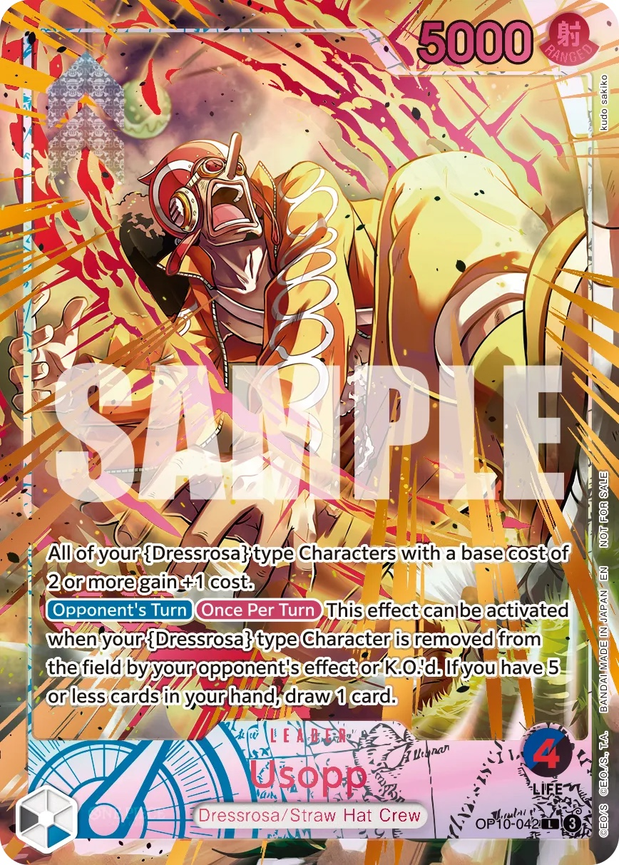 Usopp OP10-042 One Piece card