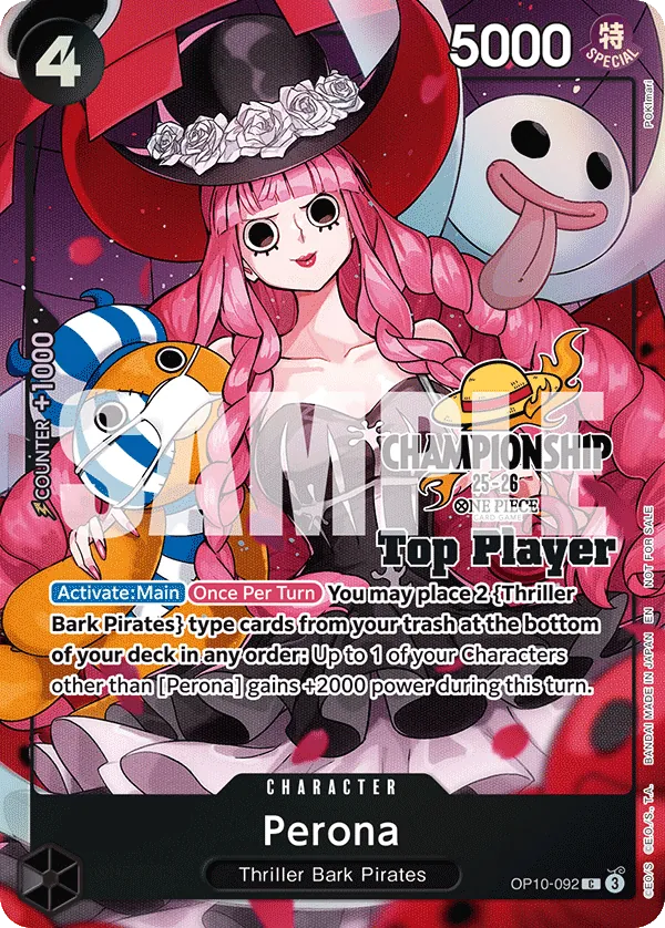 Perona OP10-092 One Piece card