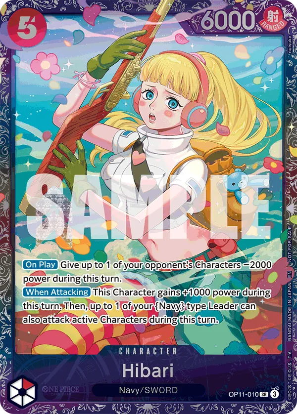 Hibari OP11-010 One Piece card