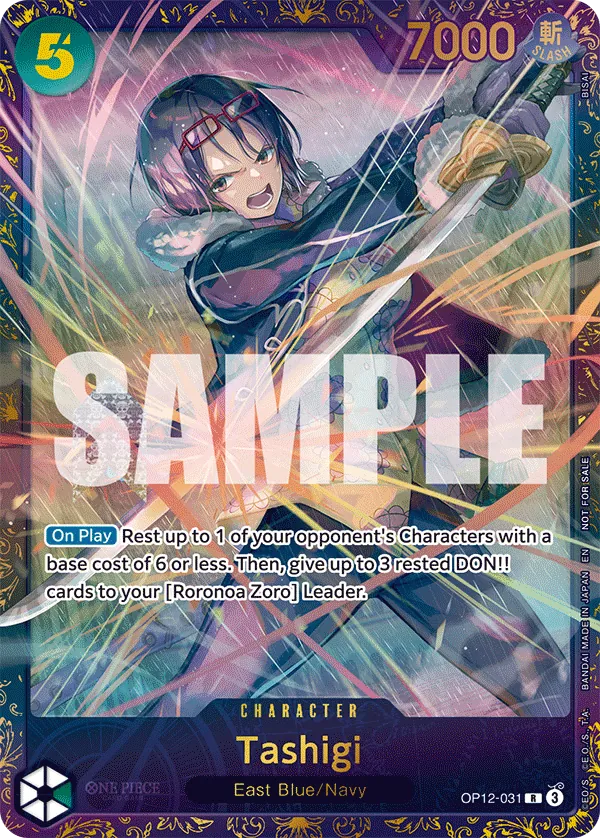 Tashigi OP12-031 One Piece card