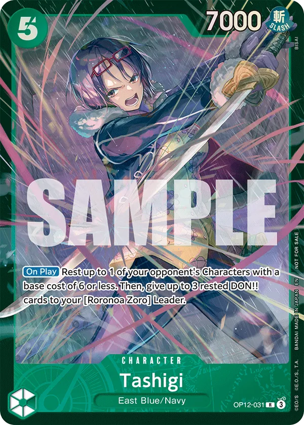 Tashigi OP12-031 One Piece card