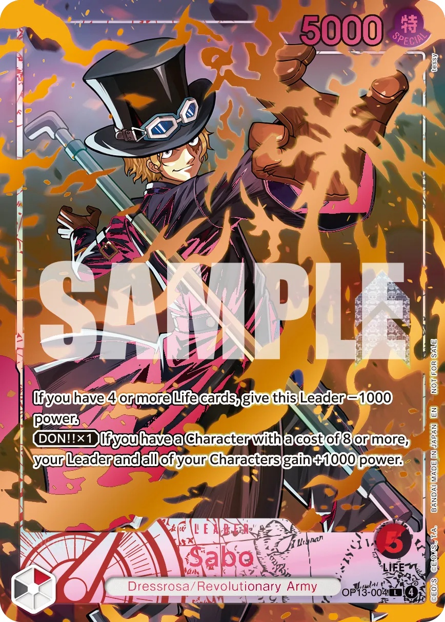 Sabo OP13-004 One Piece card