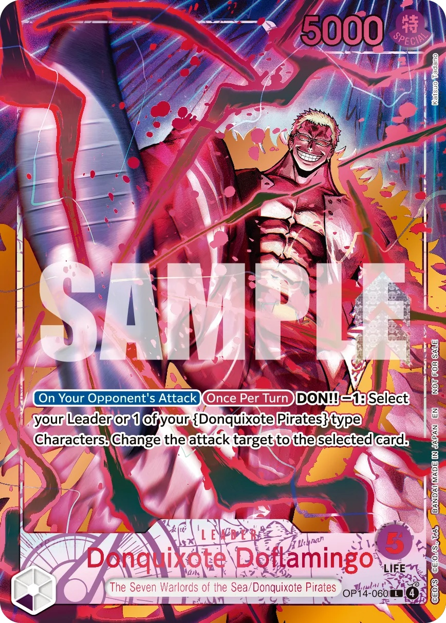 Donquixote Doflamingo OP14-060 One Piece card