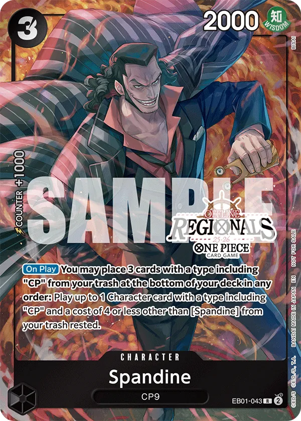 Spandine EB01-043 One Piece card