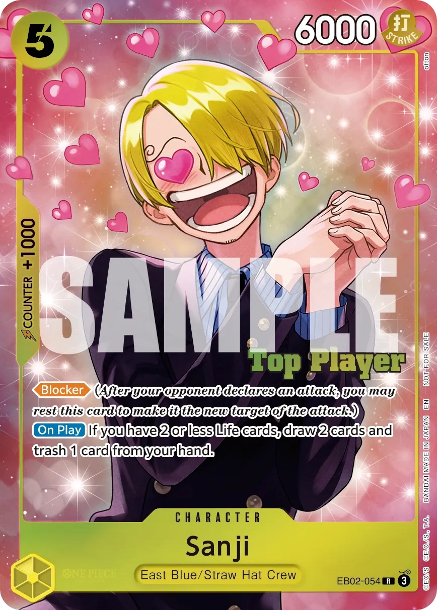Sanji EB02-054 One Piece card