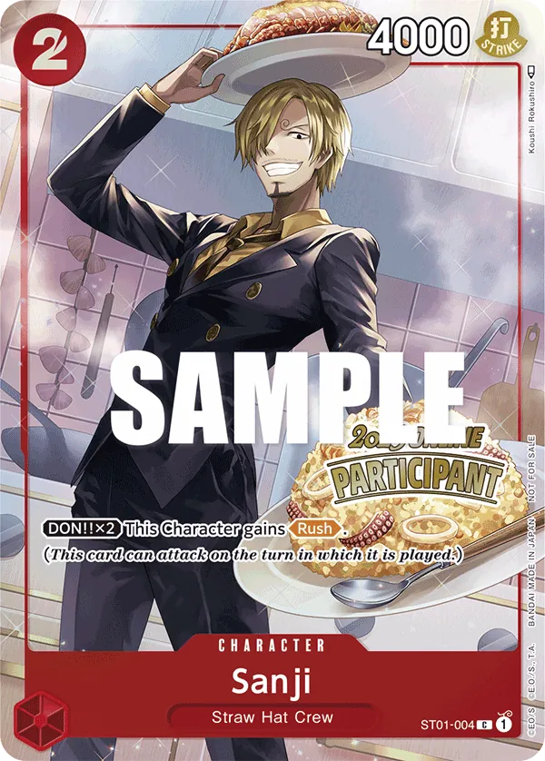 Sanji ST01-004 One Piece card