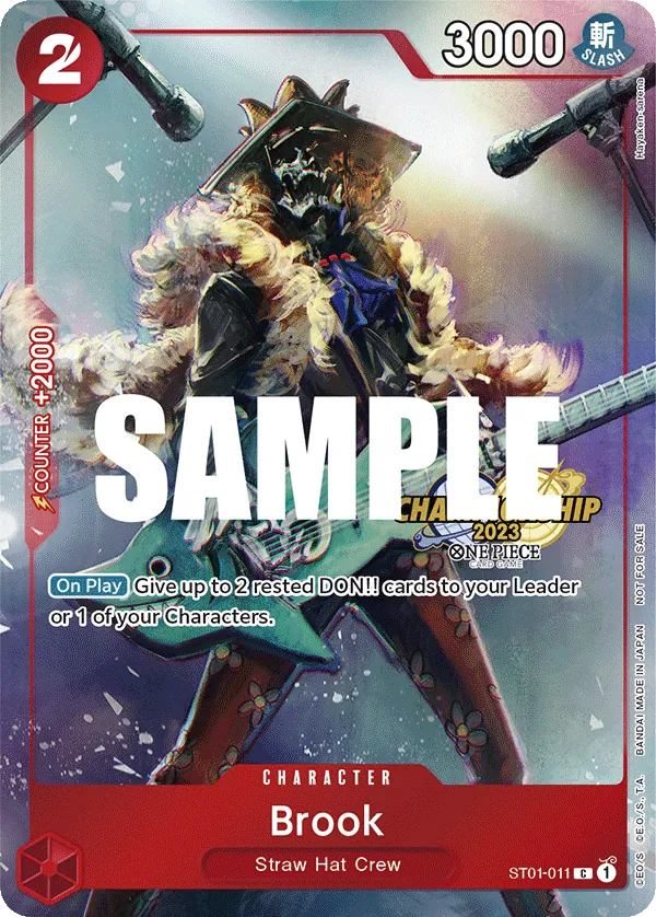 Brook ST01-011 One Piece card